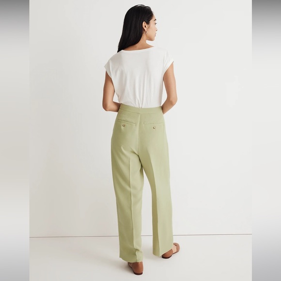 Madewell The Rosedale High-Rise Straight Pant in Crepe - Picture 3 of 5